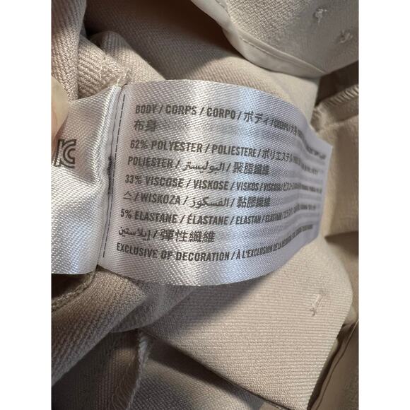 Abercrombie & Fitch Women's High Rise Slim Boot Trouser Light Brown Size 33R - Picture 10 of 11